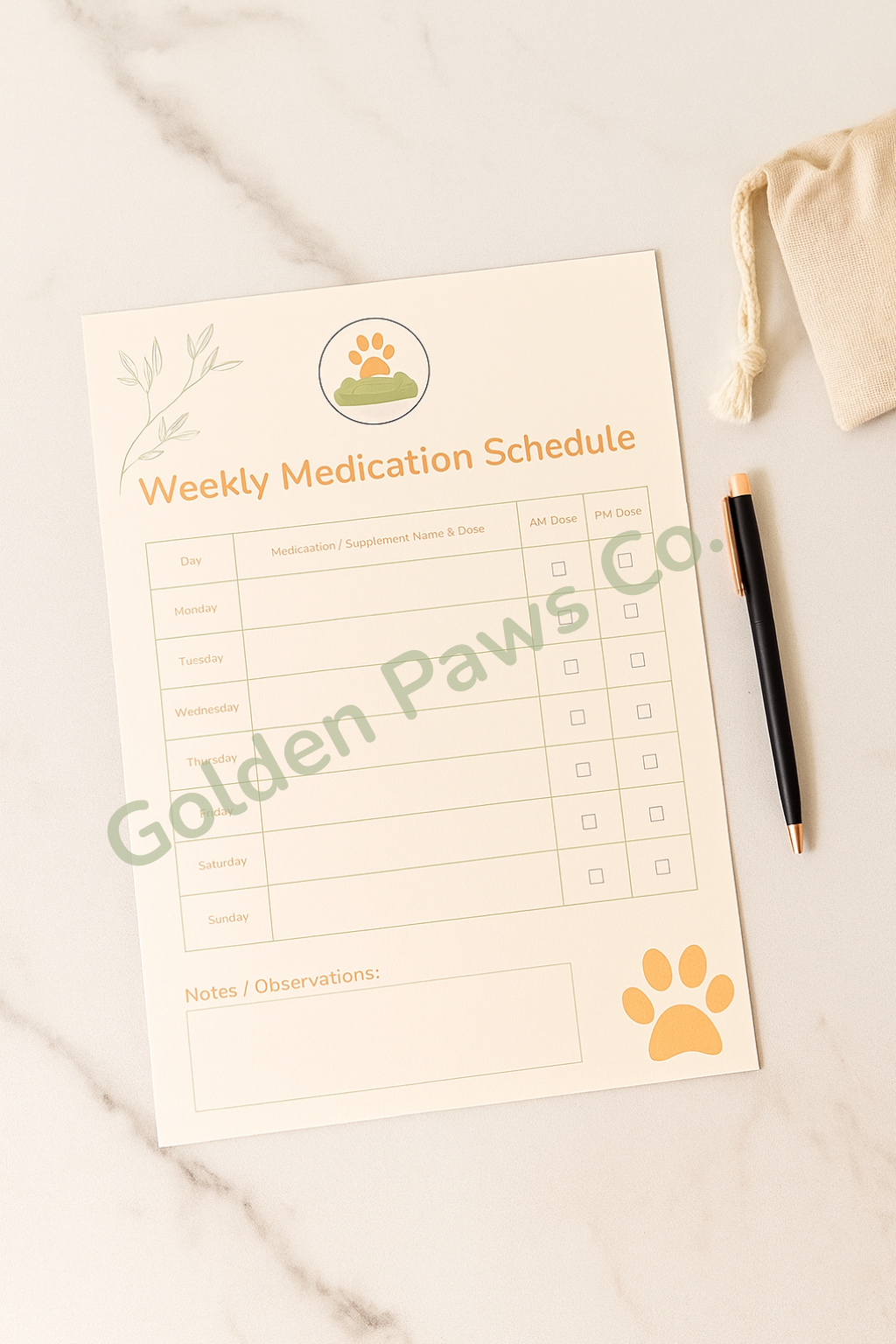 Golden Care Digital Pack ✨